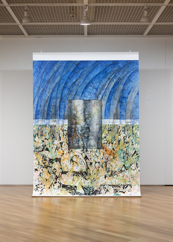 그저 이렇게, 2018 화선지에 채색, 280 x 200cm