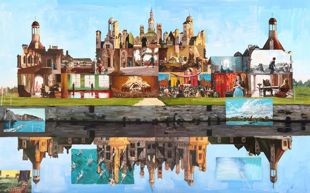 김상균, 아케이드 161.9×260.6cm 캔버스에 유화 2016