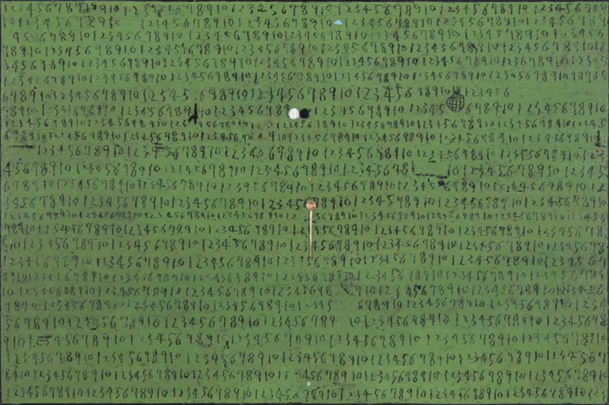 오세열, 무제, 2017, 혼합매체, 130.3x194cm