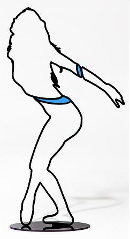 공간분할 여자-03, 69×12×80cm, Steel, 우레탄페인트, 2017, Ed. 5