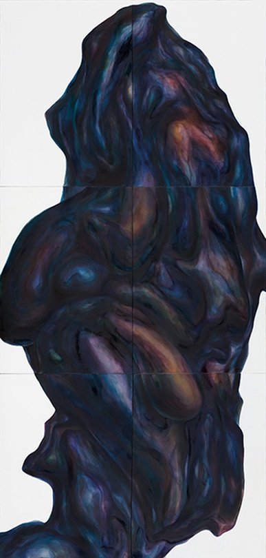 이서윤, Body Cluster 001 oil on canvas 272.7x130.2cm (1piece 90.9x65.1cm / 6set) 2017