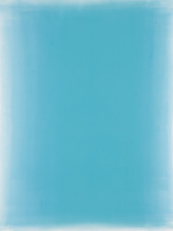 김택상 Breathing light-Turquoise,water, acrylic, mattvarnish on canvas, 162x123cm,2016