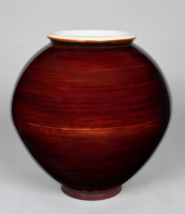 추강(秋江)-12 , 2018, 옻칠, 고온경화, 47.5(h)cm