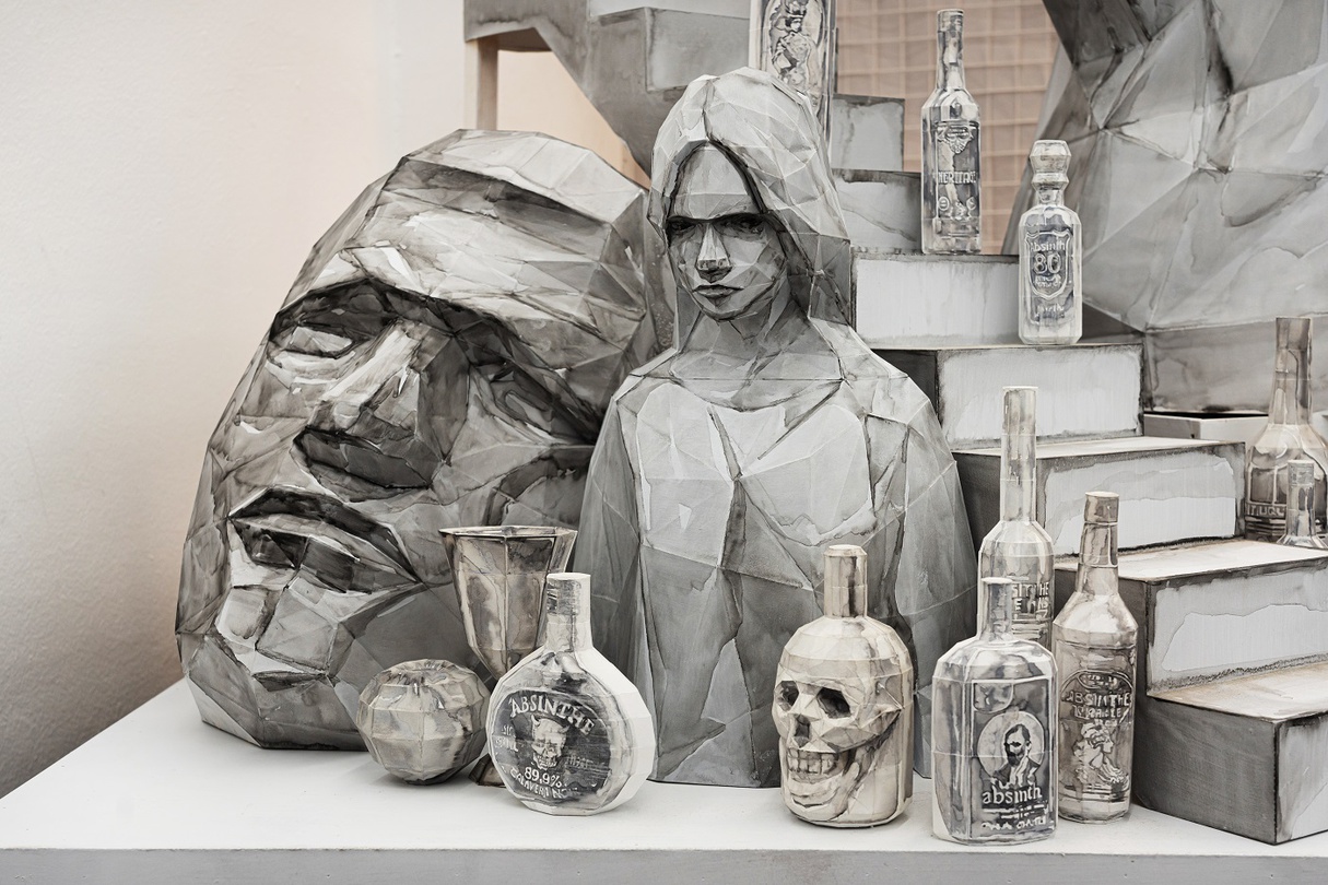 황문익 개인전: REDLIGHT 전시풍경(촬영 이규환)