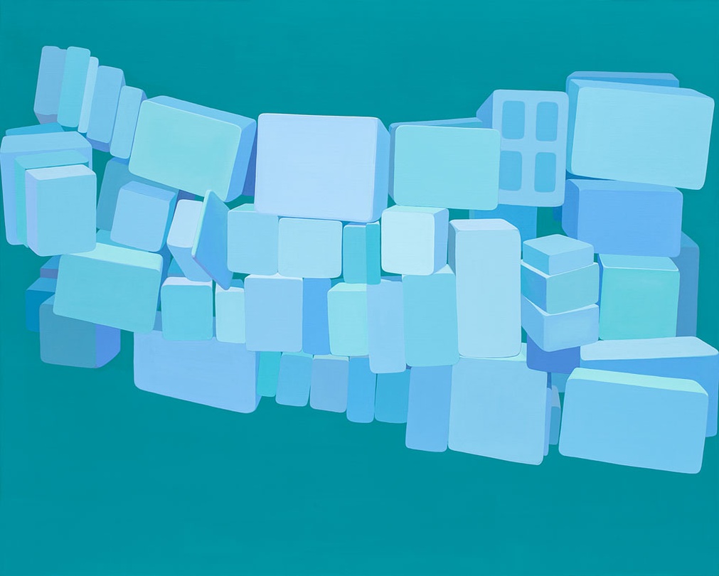 정유미_The wall in the mind I_캔버스에 아크릴_130×160cm_2016