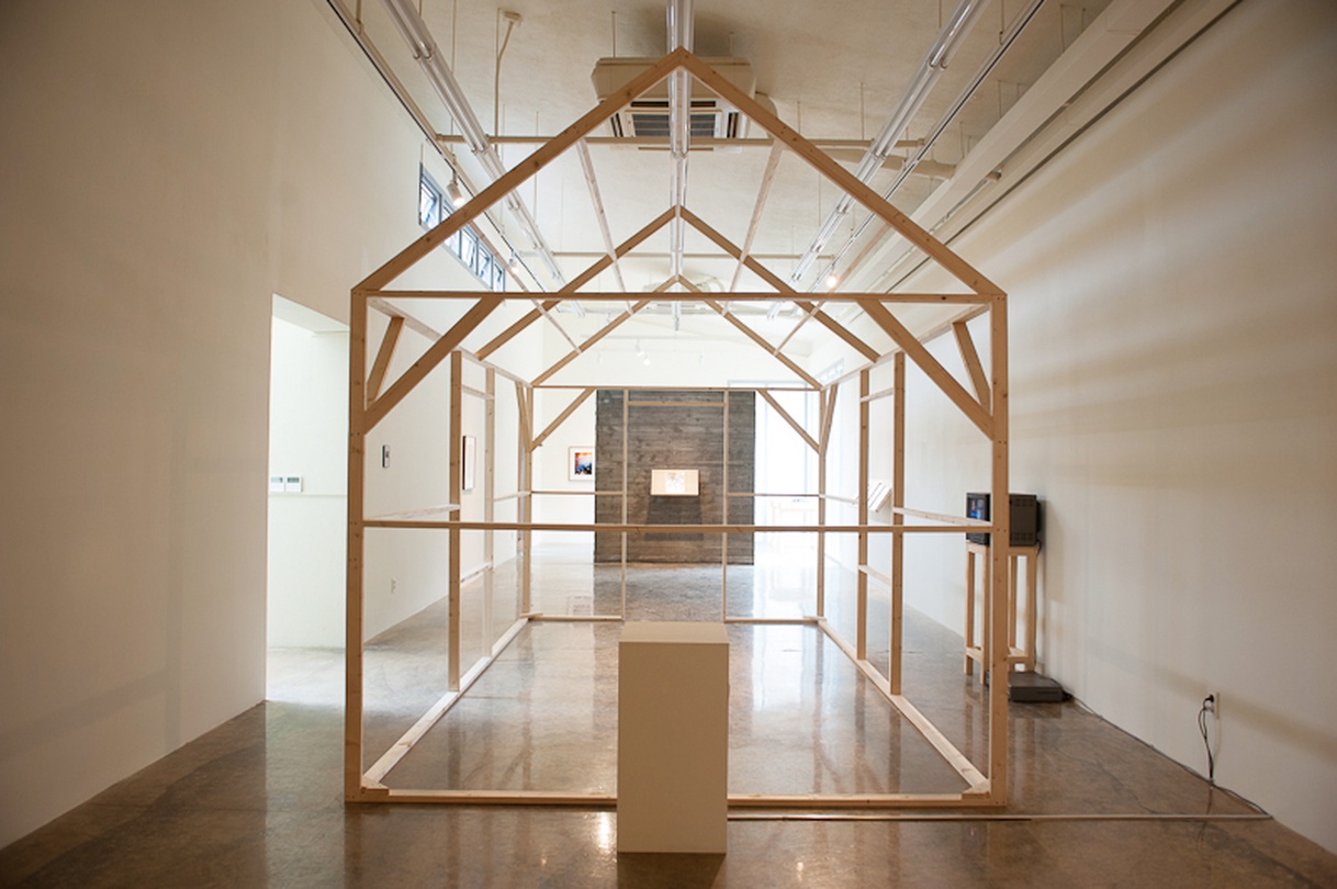 Thoreau's cabin, Installation at Datz Museum of Art
