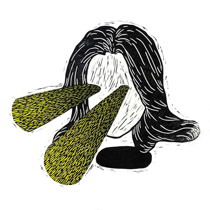 이승아_뜨거운눈_linocut_28x28cm_2017