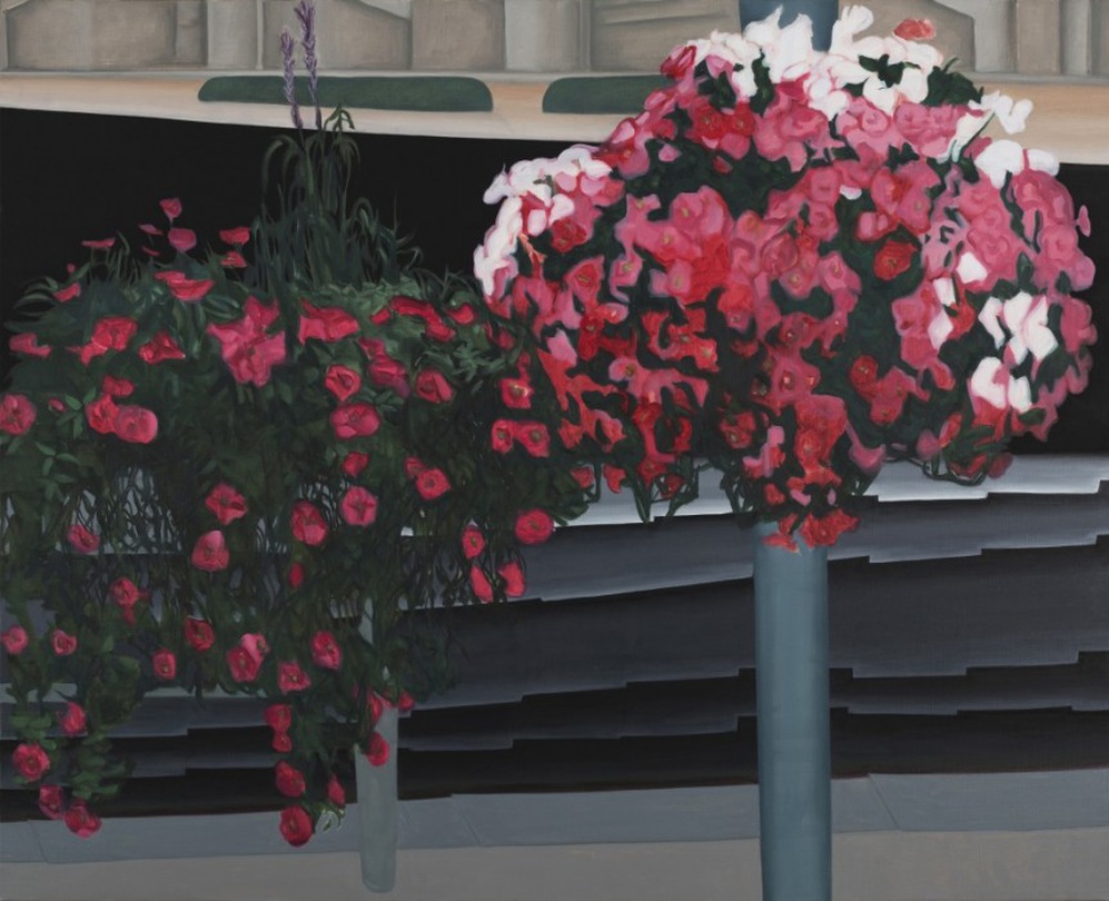 황세준, <꽃길> 캔버스 위에 유채 130x162cm 2016