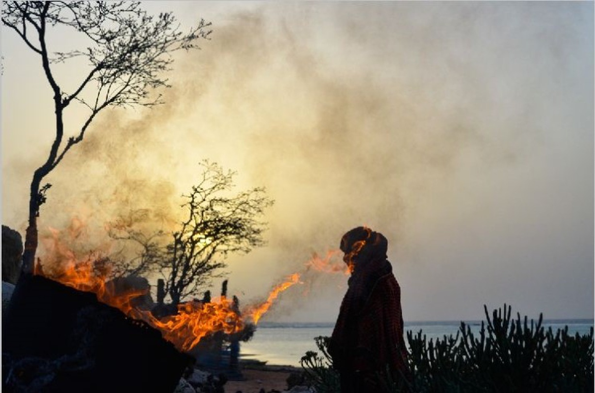 Amira Al-Sharif, Detwah Lagoon, 60X100cm, digital print, 2014