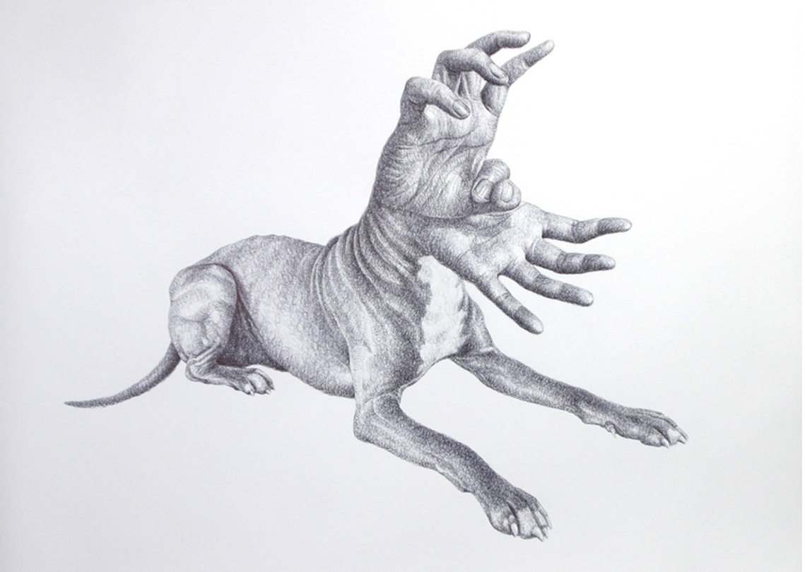 박승예, Handog-12_종이에 펜_80 x 110cm_2016