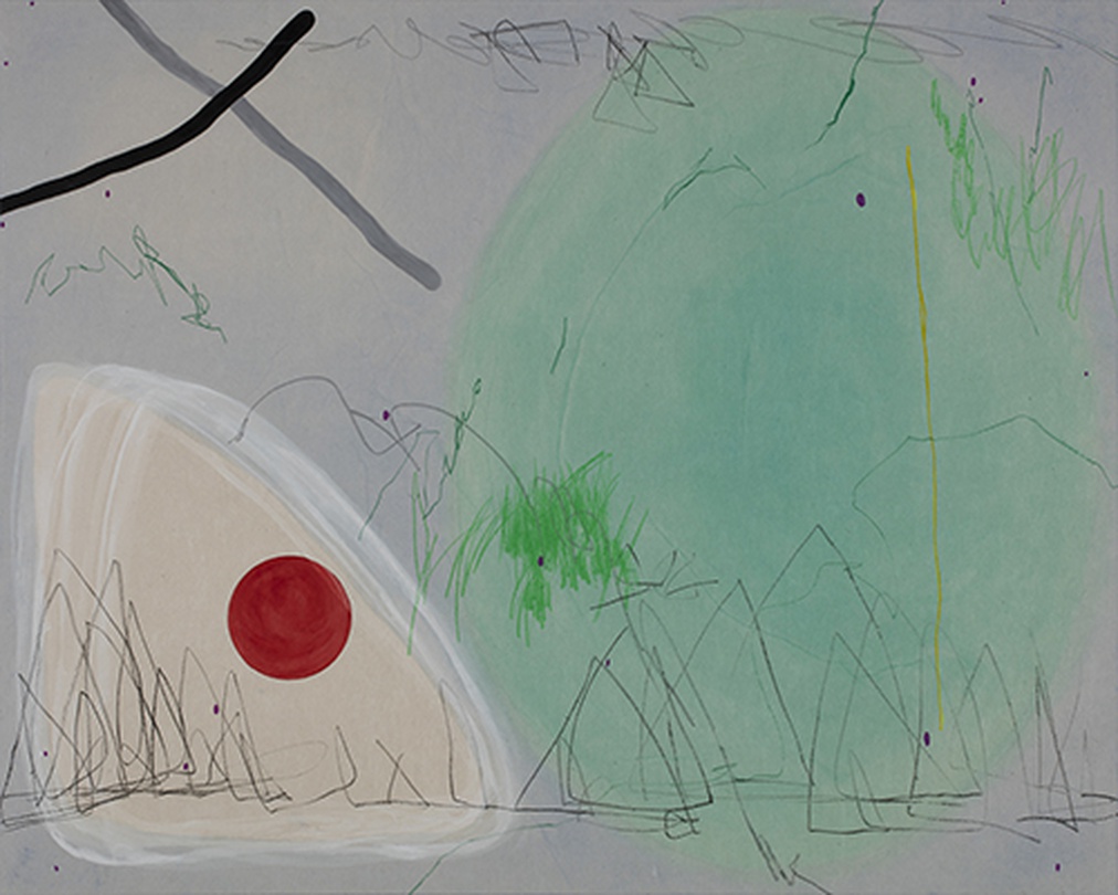 강연지, 생활기록표_장지에 혼합재료_130.3 x 162.2 cm_2019