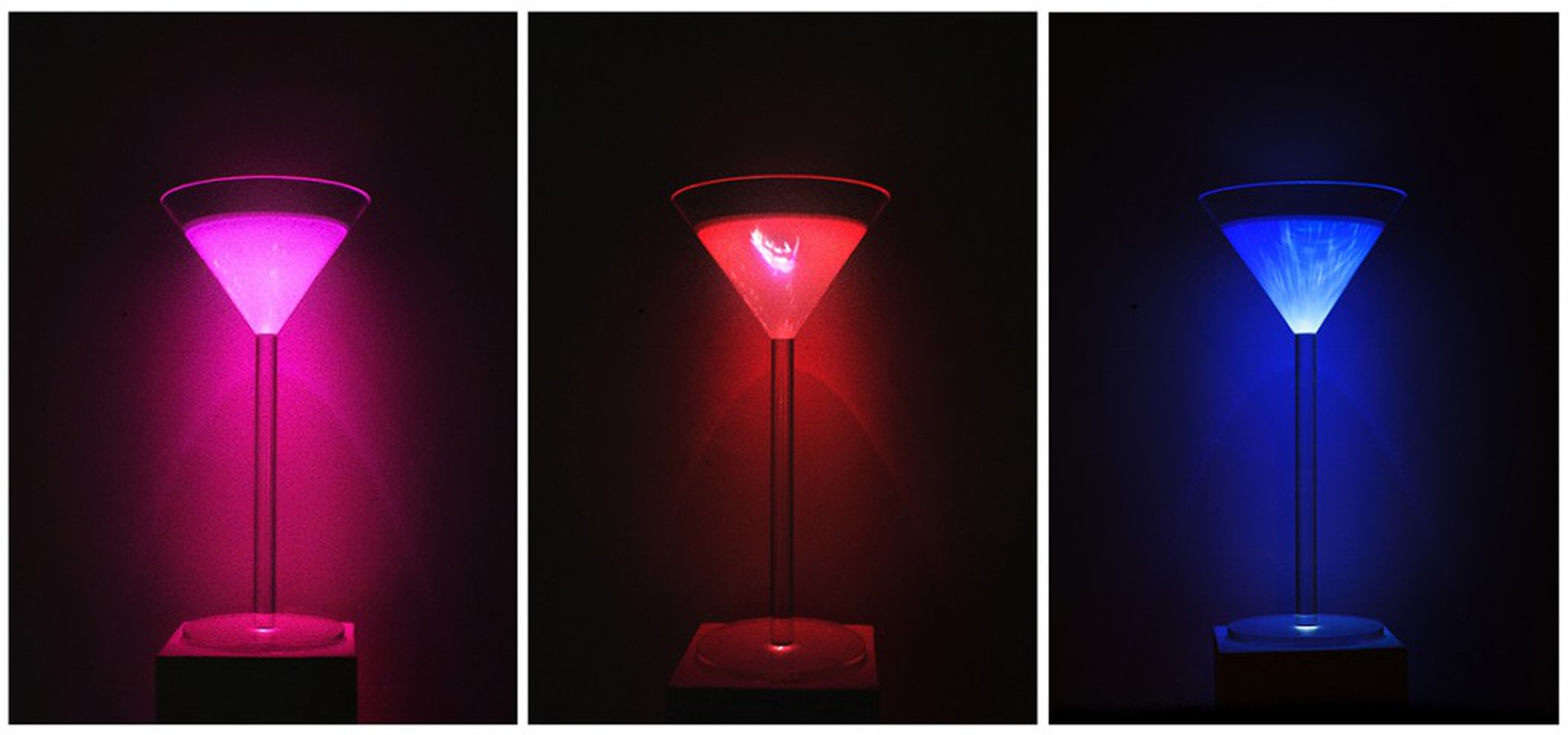 김해민  Kim Hae Min R.G.B, 칵테일 유리잔, 프로젝터 2015