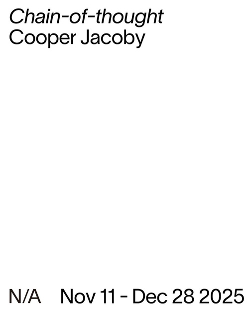 Cooper Jacoby: Chain-of-thought