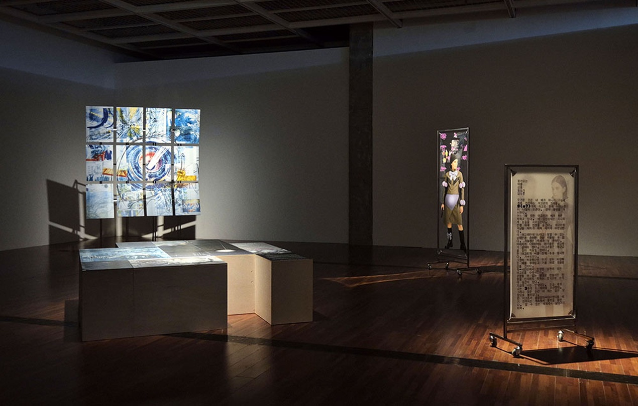 전시전경, 김희수아트센터