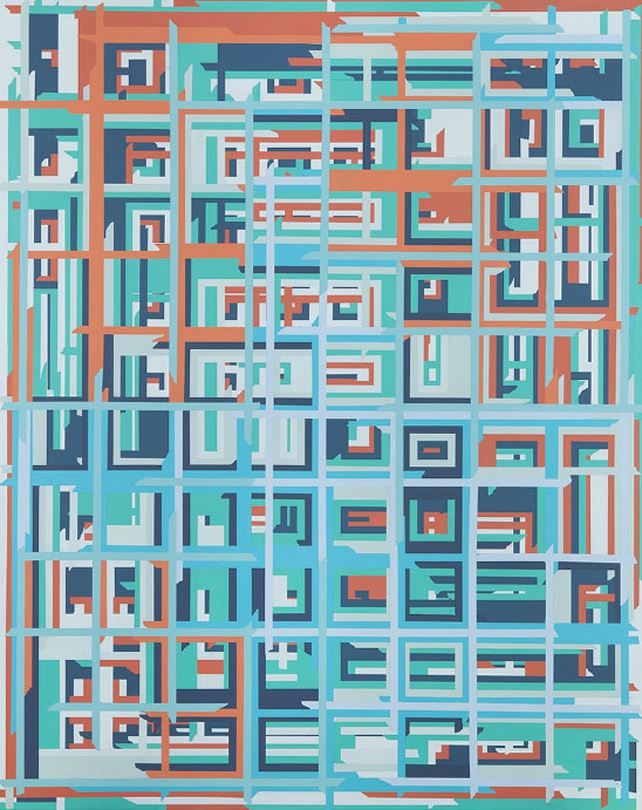 시간 속에서 선택되지 않았다는 것의 의미(16-2), 162x130.3cm, mixed media, 2016