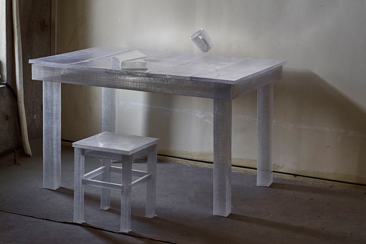 Imagination of things, Transparent Tape, Resin, Installation, 2015