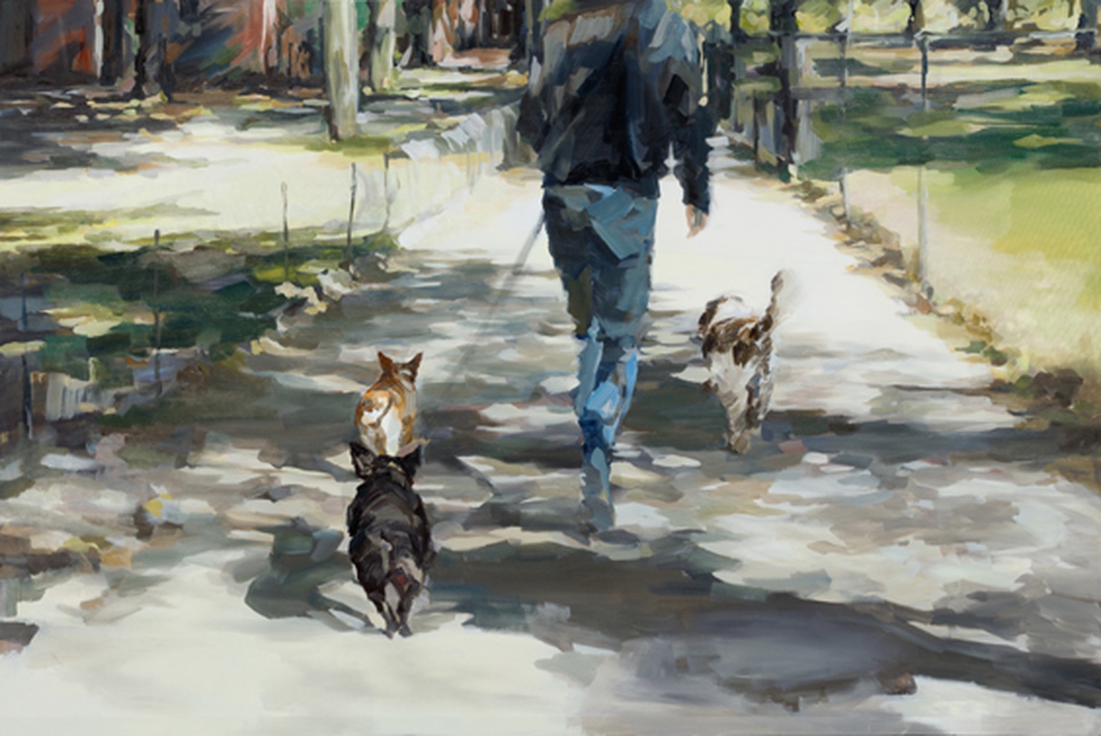 Central Park 4, Oil on canvas, 130.3x193.9cm, 2016