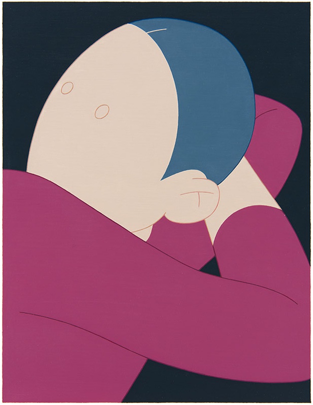 변웅필-한 사람 Someone 2020 Oil on canvas 53cm x 40.9cm.