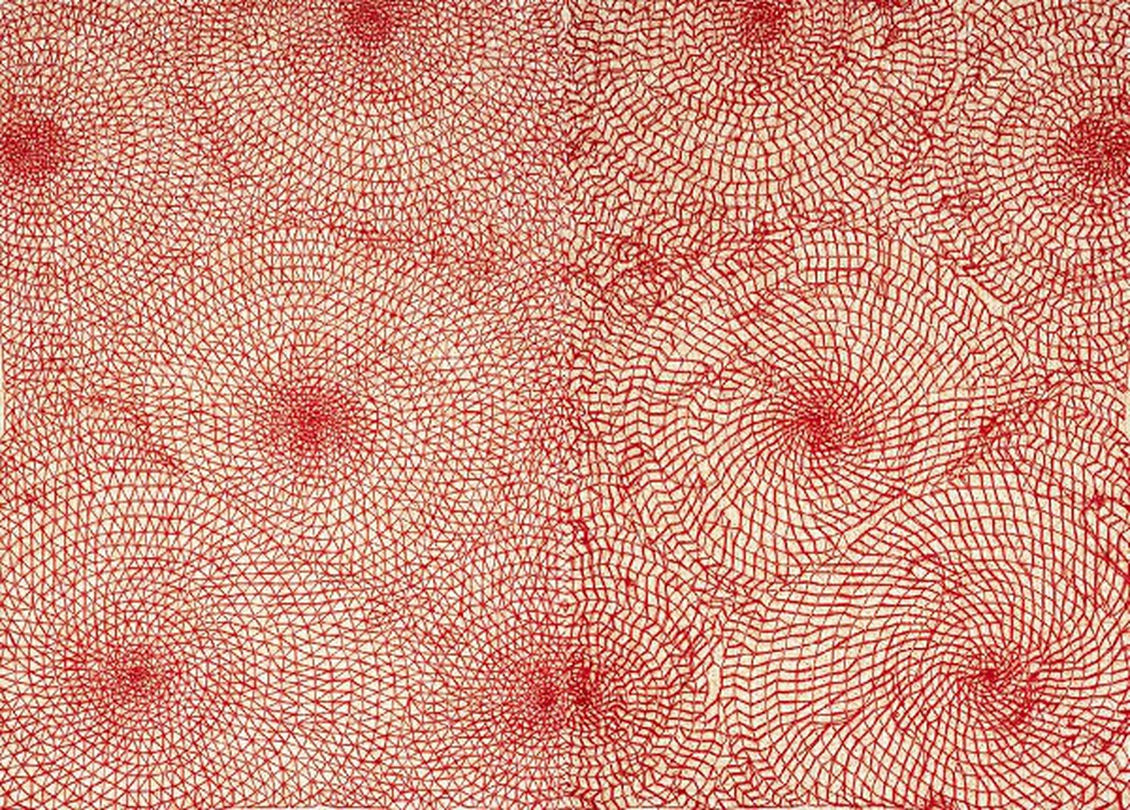 송미리내, Connecting link10-1, sewing&canvas,27x19.5cm_2017