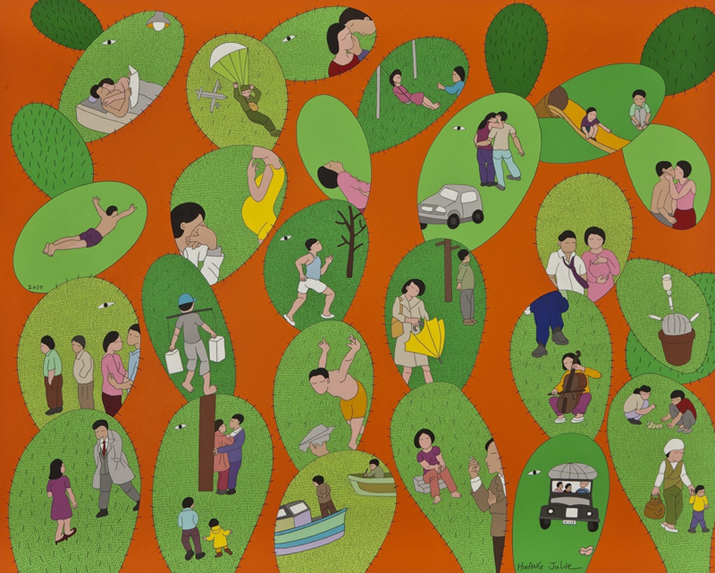 황주리 <식물학> 2010 183x228.5cm 캔버스에 아크릴릭 서울시립미술관 소장