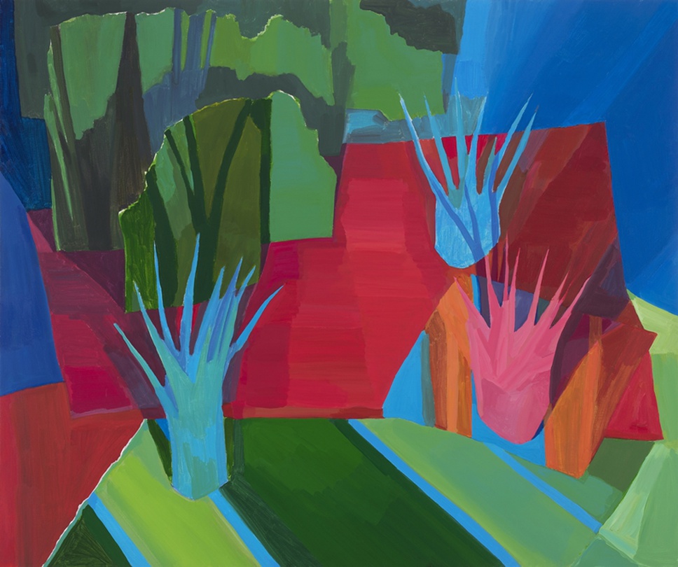 배헤윰 닮으려는 숲 2018 캔버스에 아크릴 162.2x193.3cm