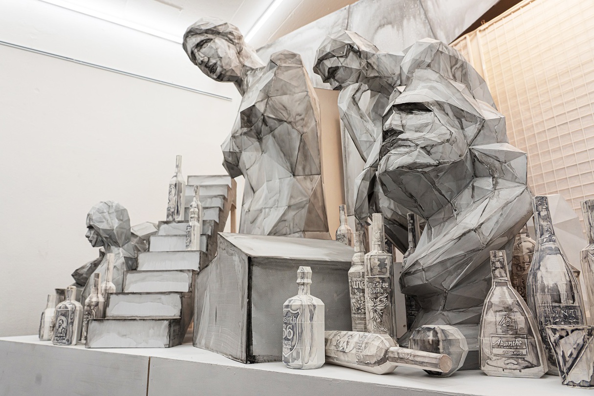 황문익 개인전: REDLIGHT 전시풍경(촬영 이규환)