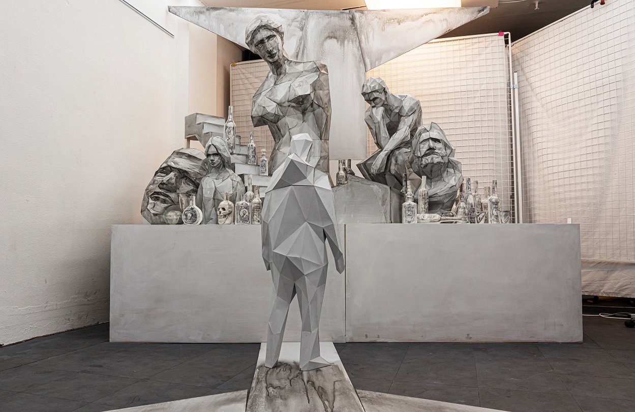 황문익 개인전: REDLIGHT 전시풍경(촬영 이규환)