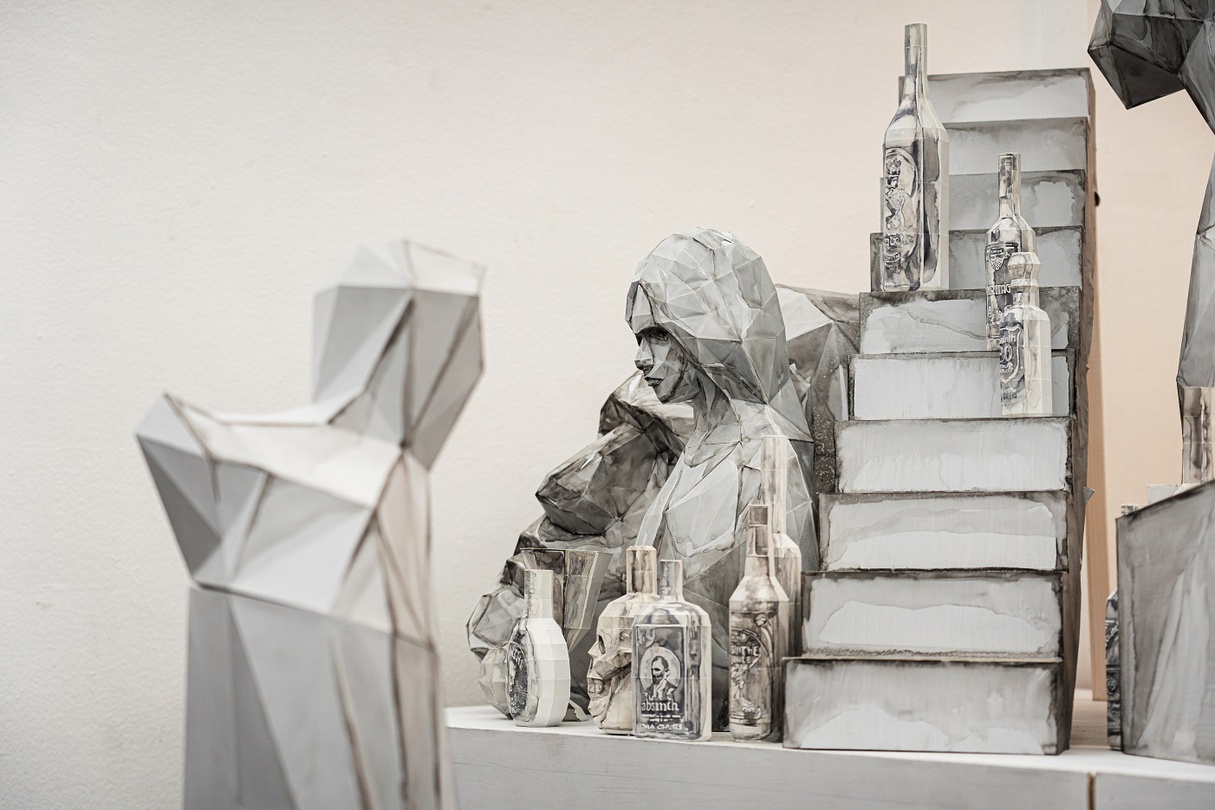 황문익 개인전: REDLIGHT 전시풍경(촬영 이규환)