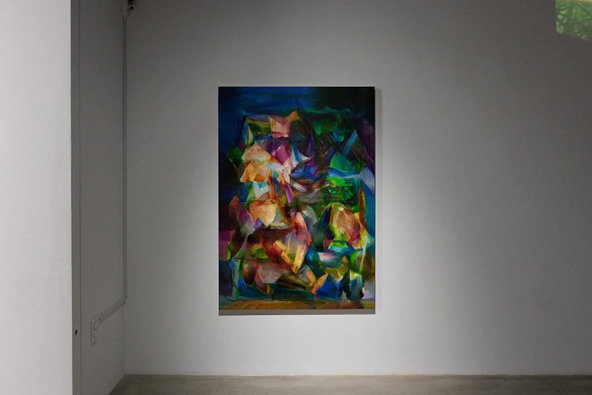 하지훈, structure of landscape #4 (Marseille), 캔버스에 아크릴, 유채, 150x105cm, 2019