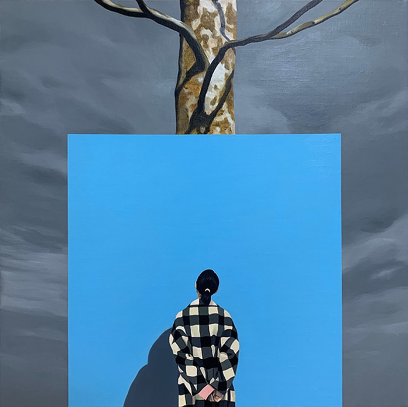 채지민,Untitled,53x53cm,Oil on canvas,2020