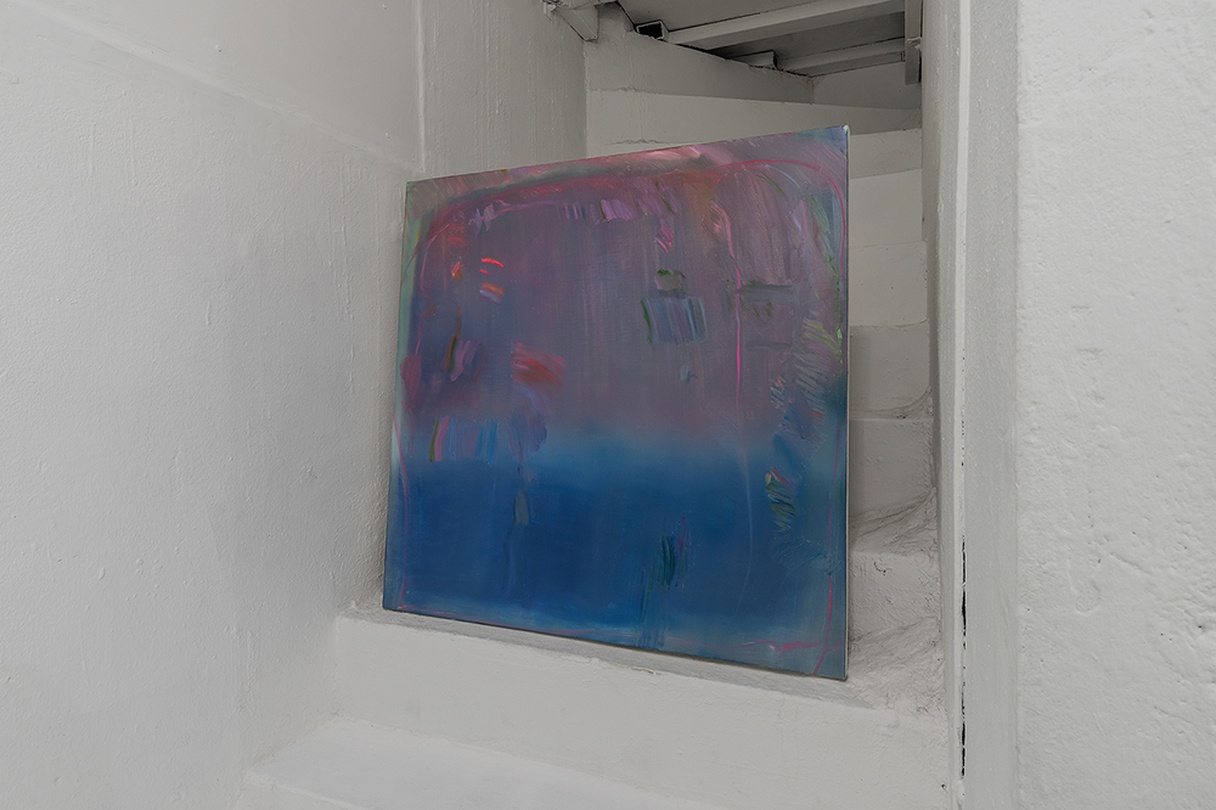 최윤희, 숨(3), 2021, oil on canvas, 91×91cm 촬영: CJY ART STUDIO