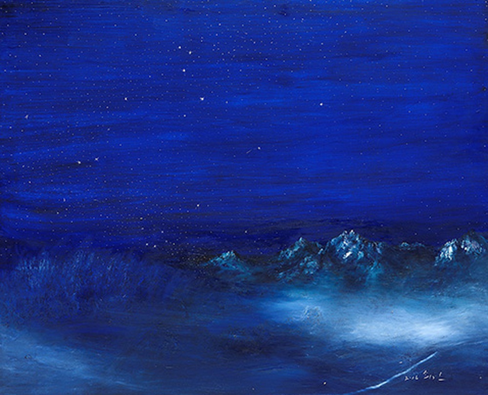 한희원_월출 피안의 땅_2016_oil on canvas_130x162cm