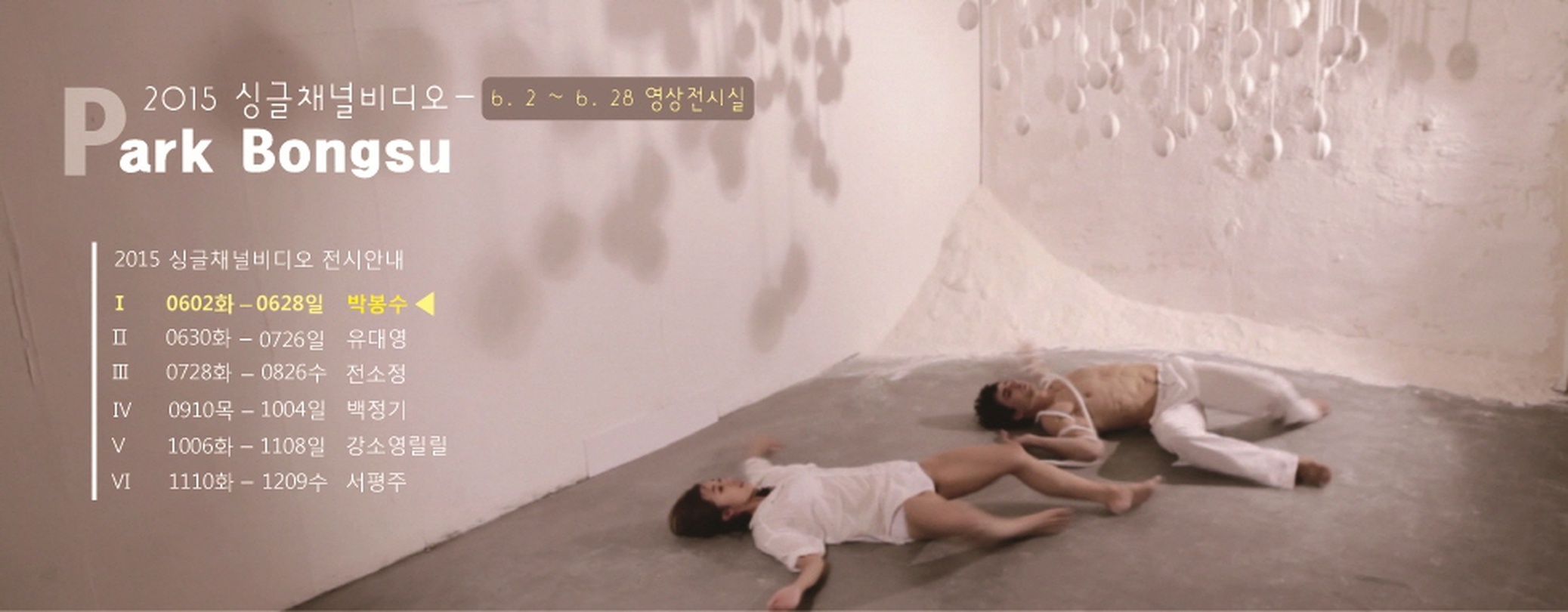 2015 싱글채널비디오 : 박봉수