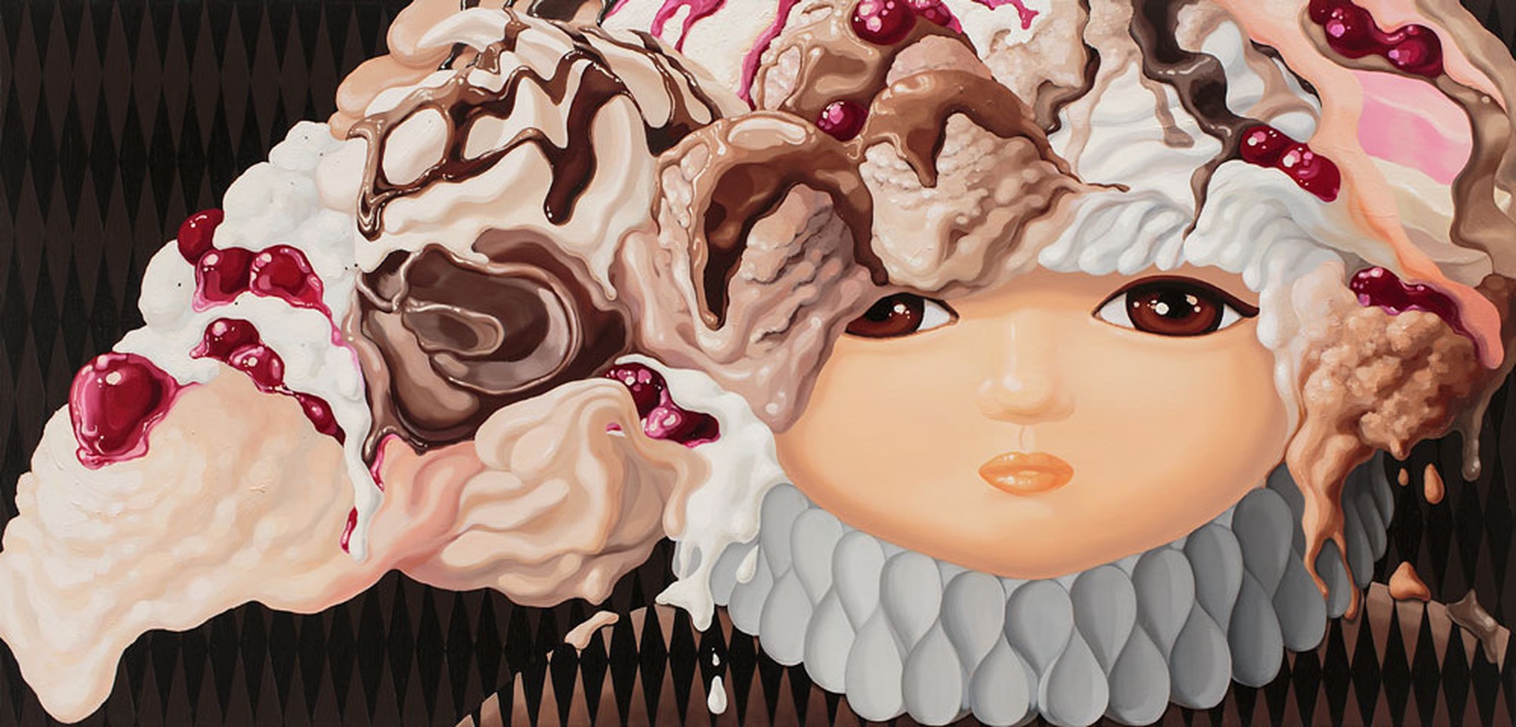 Sweet Sweet Girl_oil on linen_91.8x191cm_2010