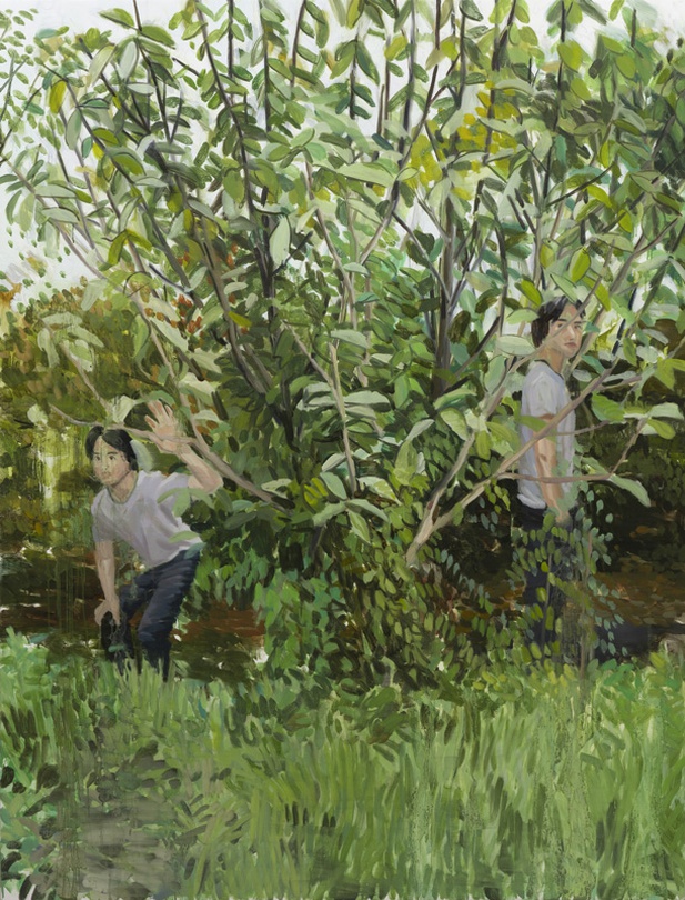 최모민, 얼굴들, 면천에 유채, 193x150cm, 2019
