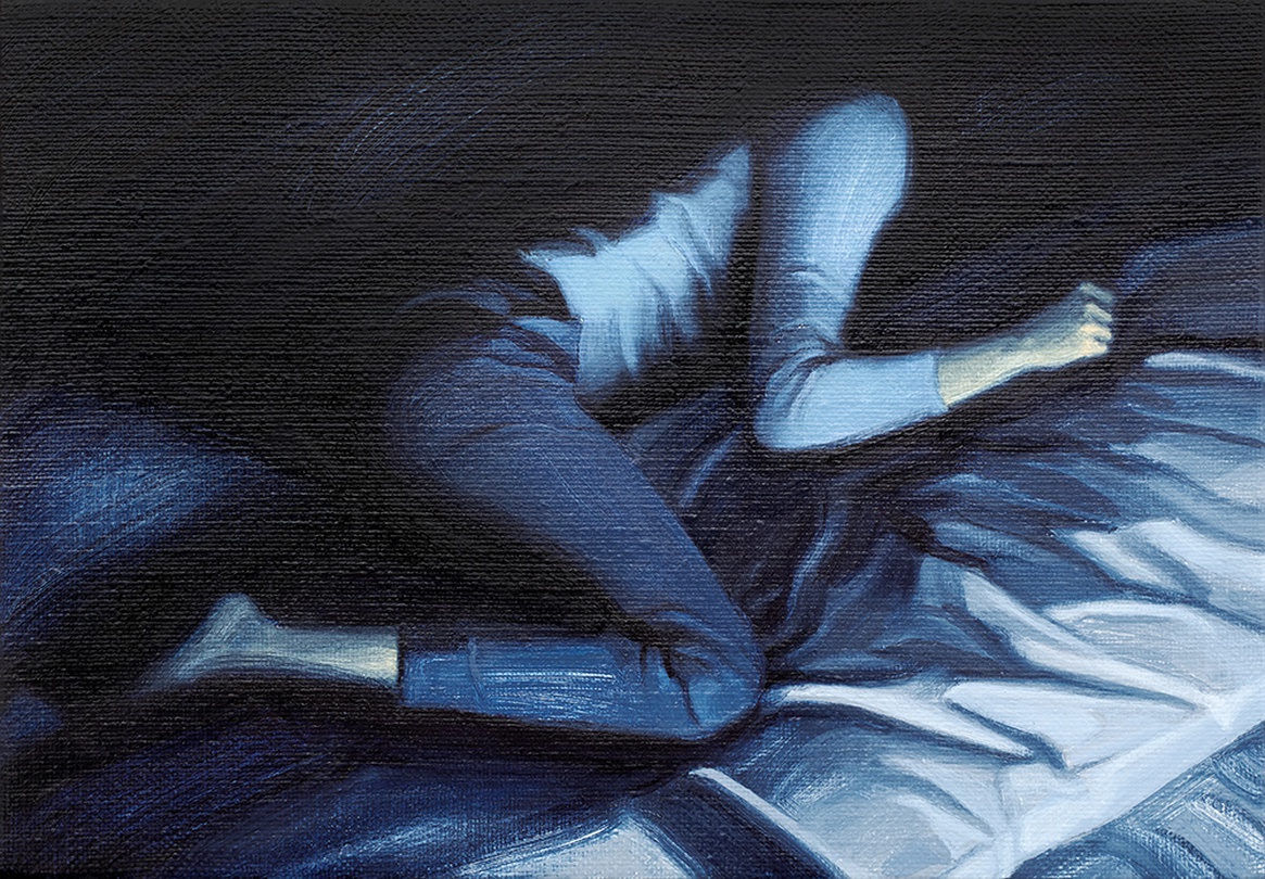 이수진 < Nightmare > Oil on canvas, 17.9×25.8cm, 2020