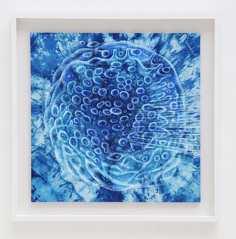 설혜린, 내려가는 물 2, 97.5×97.5cm, 2020