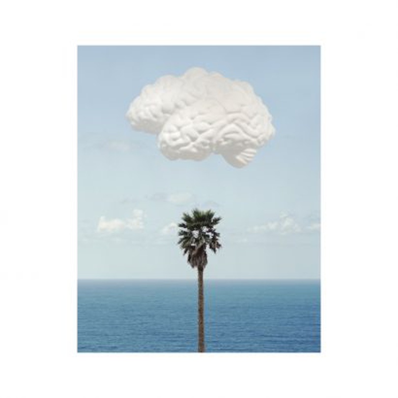 John Baldessari, 2009, Brain/Cloud,inkjet print on Hahnemühle photo rag 308 gsm paper using archival inks, 737 × 584mm
