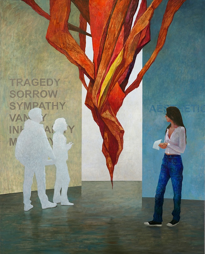 서상익, The long and winding road, 227.3x162.1cm, oil on canvas, 2025