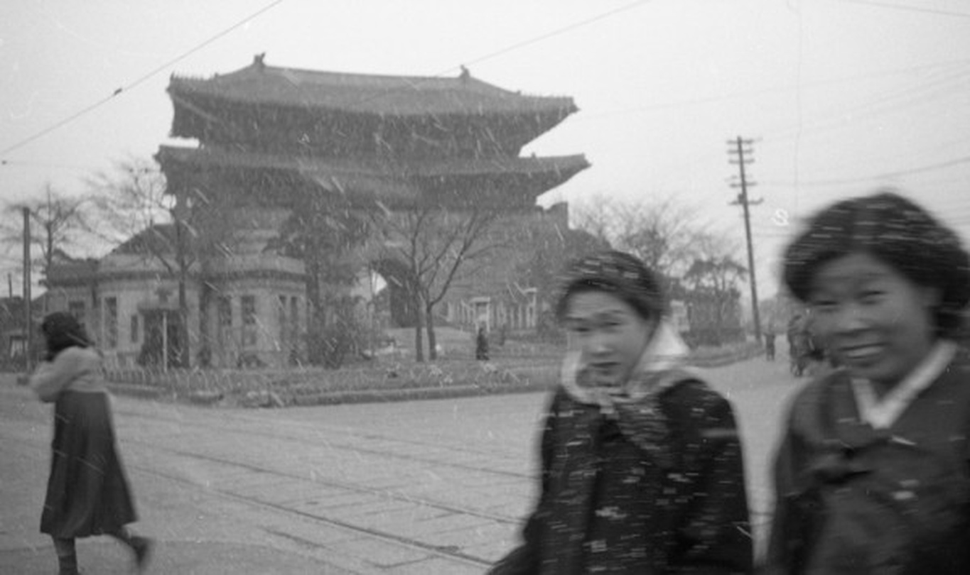 임응식, 남대문 설경,남대문,1956