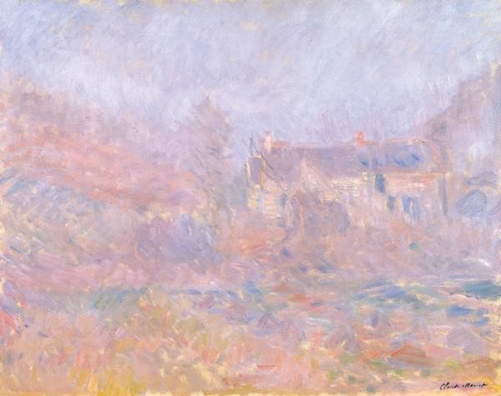 <팔레즈의 안갯속 집> 클로드 모네, 1885년, 캔버스에 유화, 73.5 x 92.5 cm