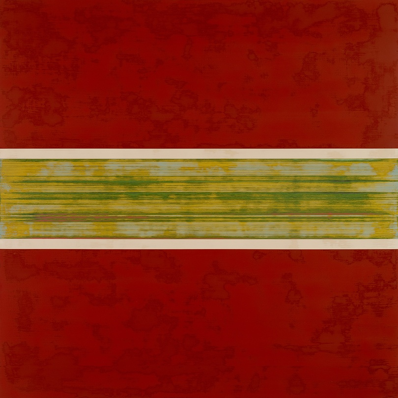 Overlaid Series No.25-80-01_120x120cm_패널에 옻칠_2025