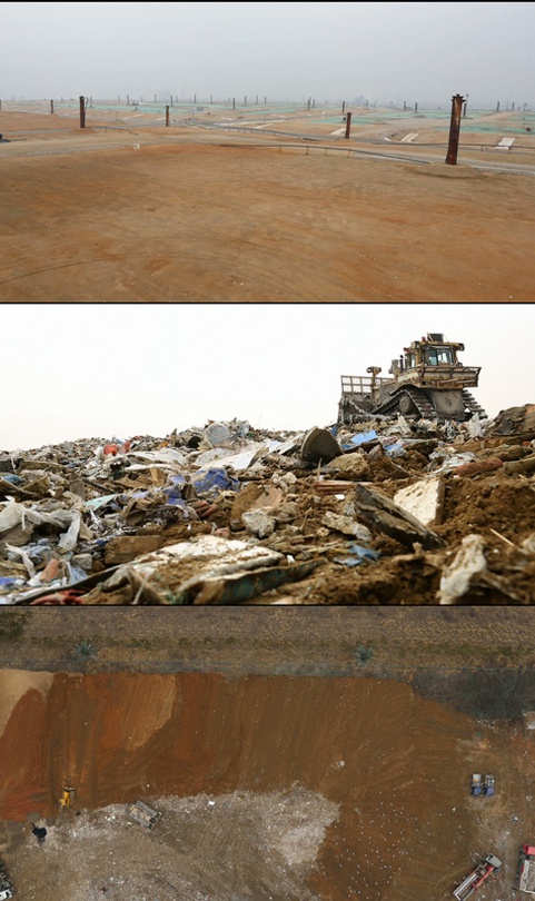 권혜원 버려지는 장소들 3 채널 비디오, 스테레오 사운드 3 channel video, stereo sound 2017