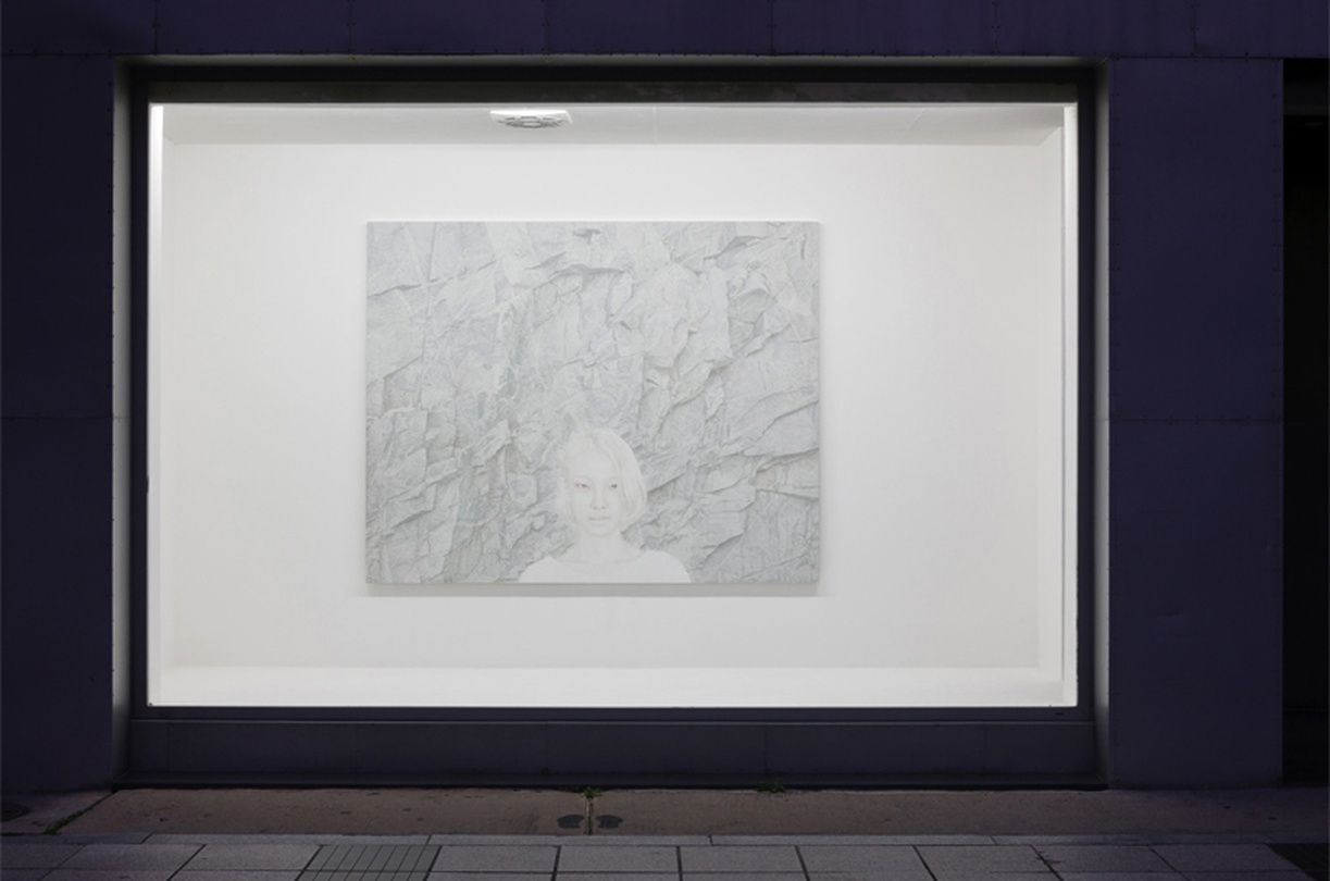 그곳에서 바라보다, 2015, Color on Korean Paper, 227.3 x 181.8 cm