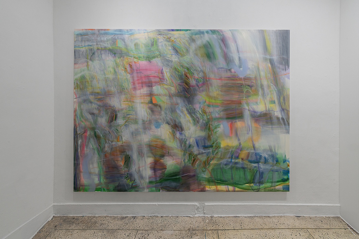 최윤희, 원래의 땅(course 2), 2021, oil on canvas, 193.9×259.1cm 촬영: CJY ART STUDIO