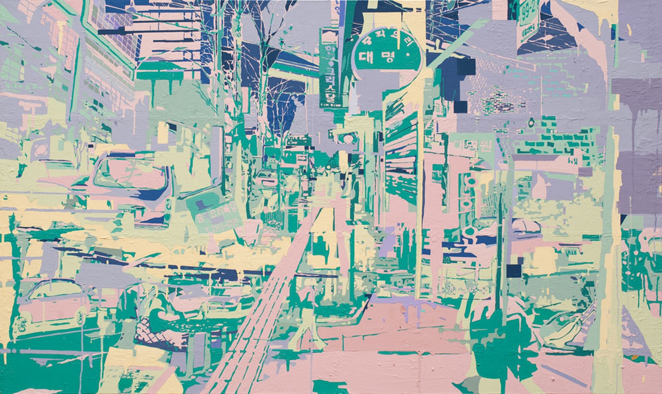 이선화_Cityscape3_2012_Acrylic on canvas_162x97cm