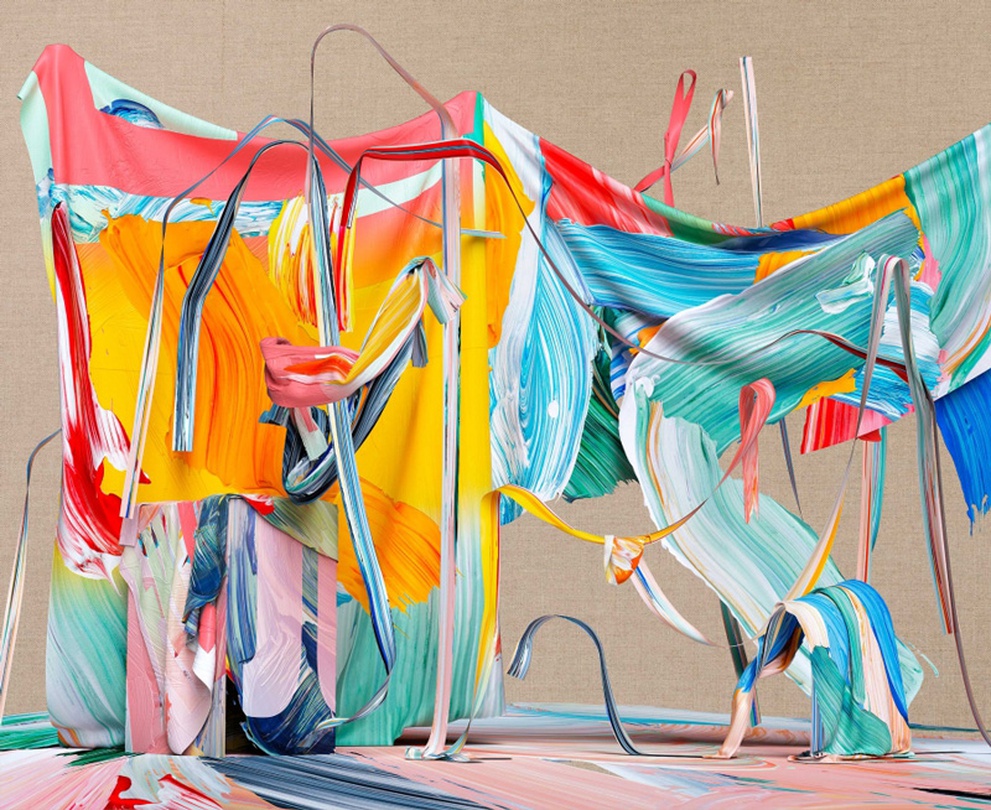 MATTHEW STONE, Holding (Removed), 2019, 180 x 220 cm