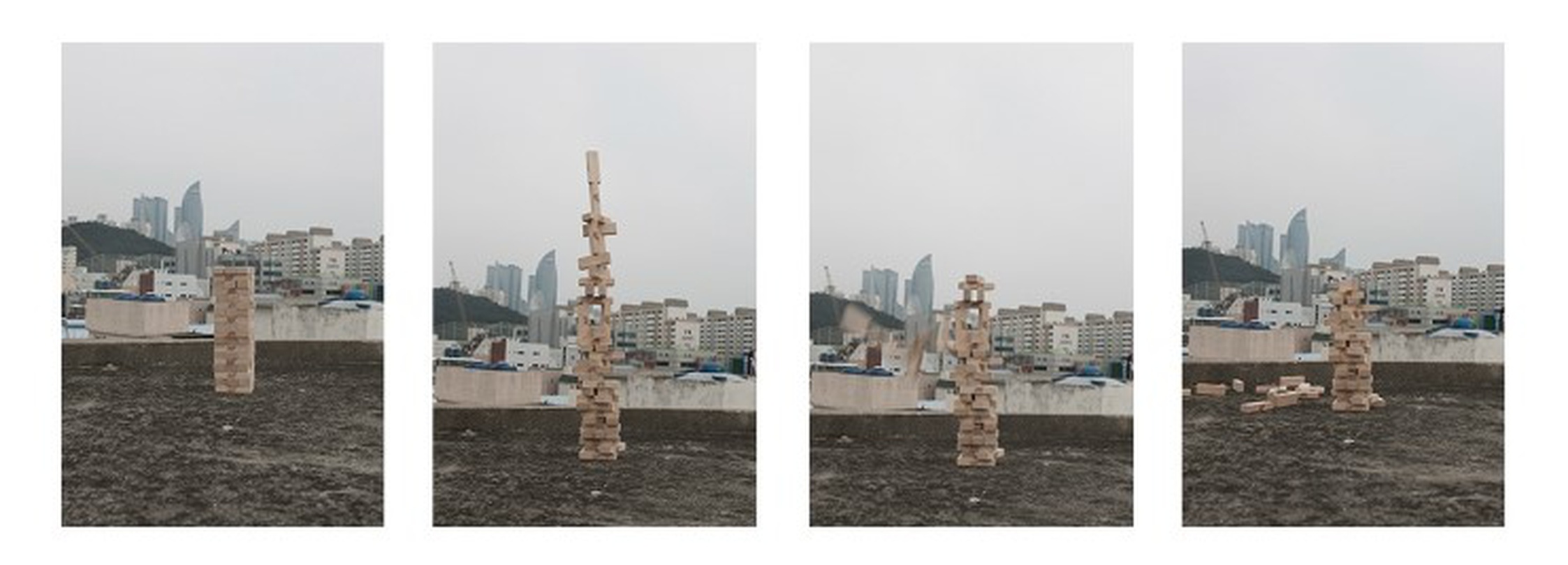 강정훈, Jenga, 2013, 사진인화, 162.4×243.6㎝