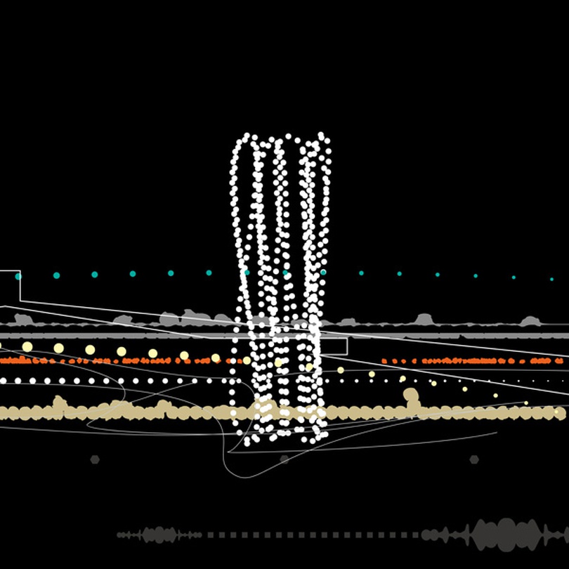송민규, 낮보다환한06 Acrylic on Canvas 100×100cm 2017