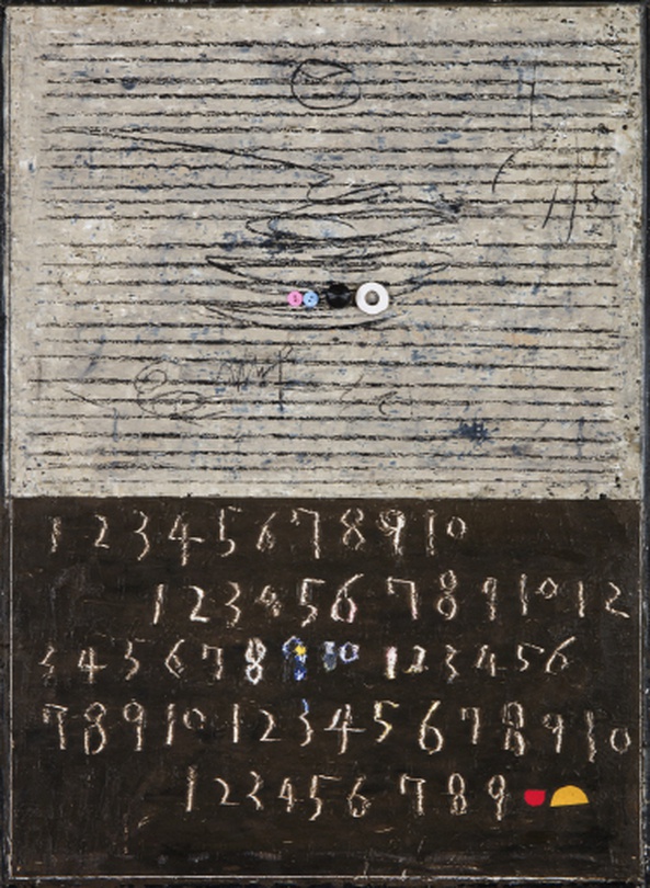 오세열, 무제, 2017, 혼합매체, 73x62cm